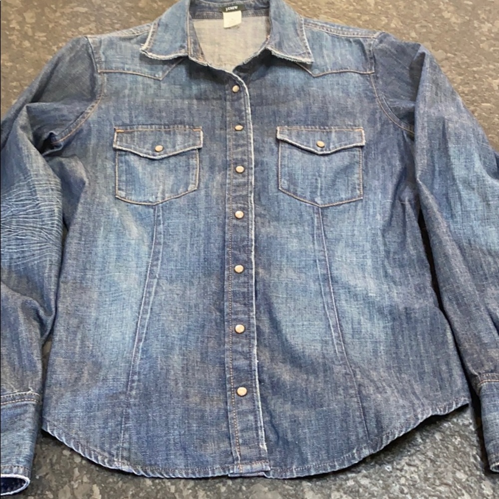 J. Crew Jean top